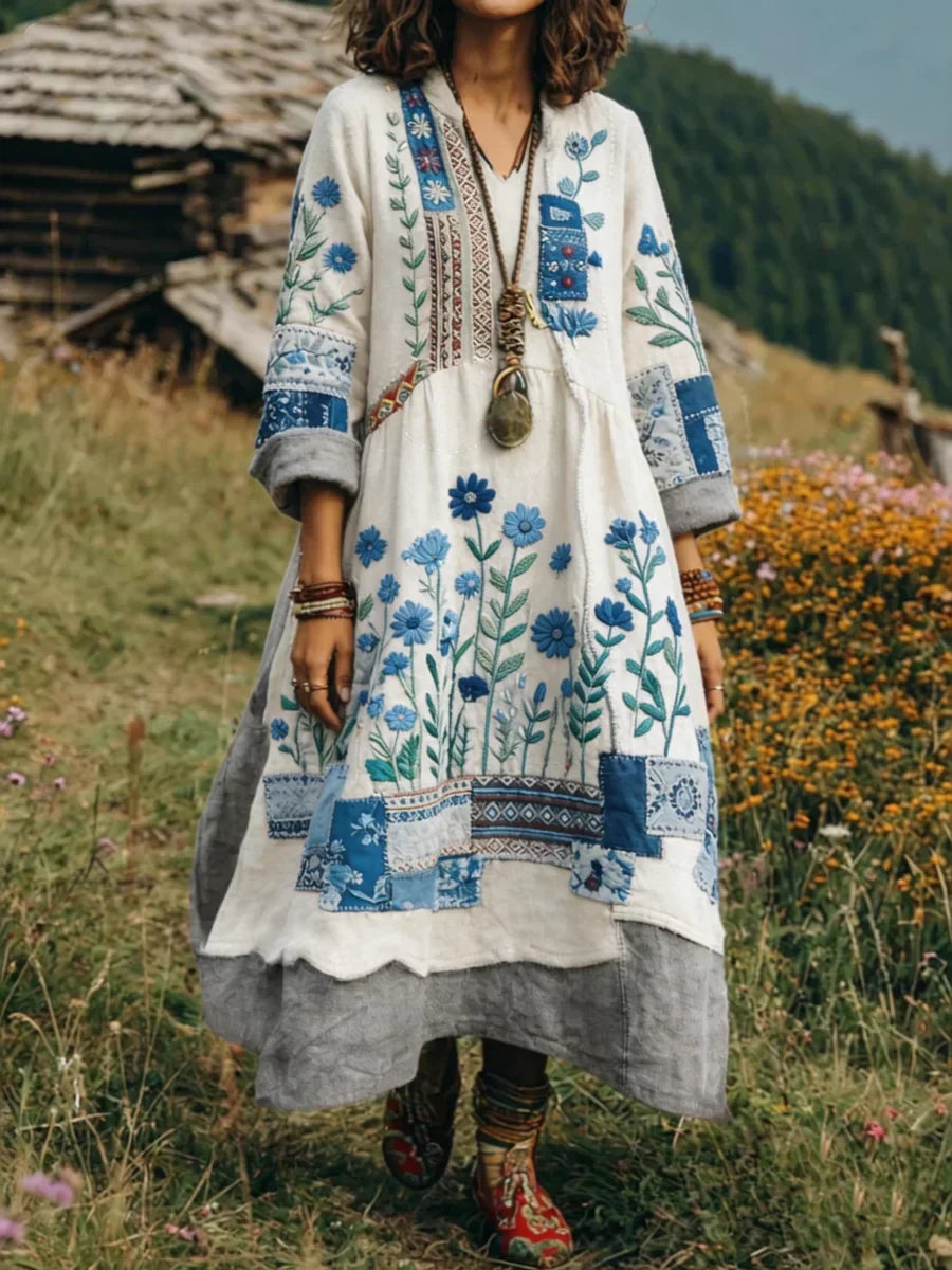 Lara - Robe Élégante à Imprimé Floral