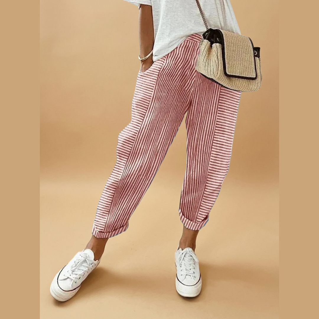 Clara | Pantalon rayé