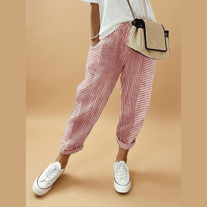 Clara | Pantalon rayé