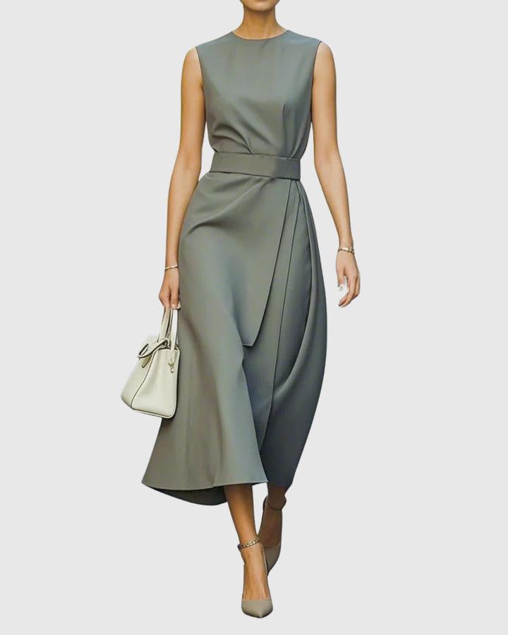 Clarimond | Robe Élégante à Col Rond