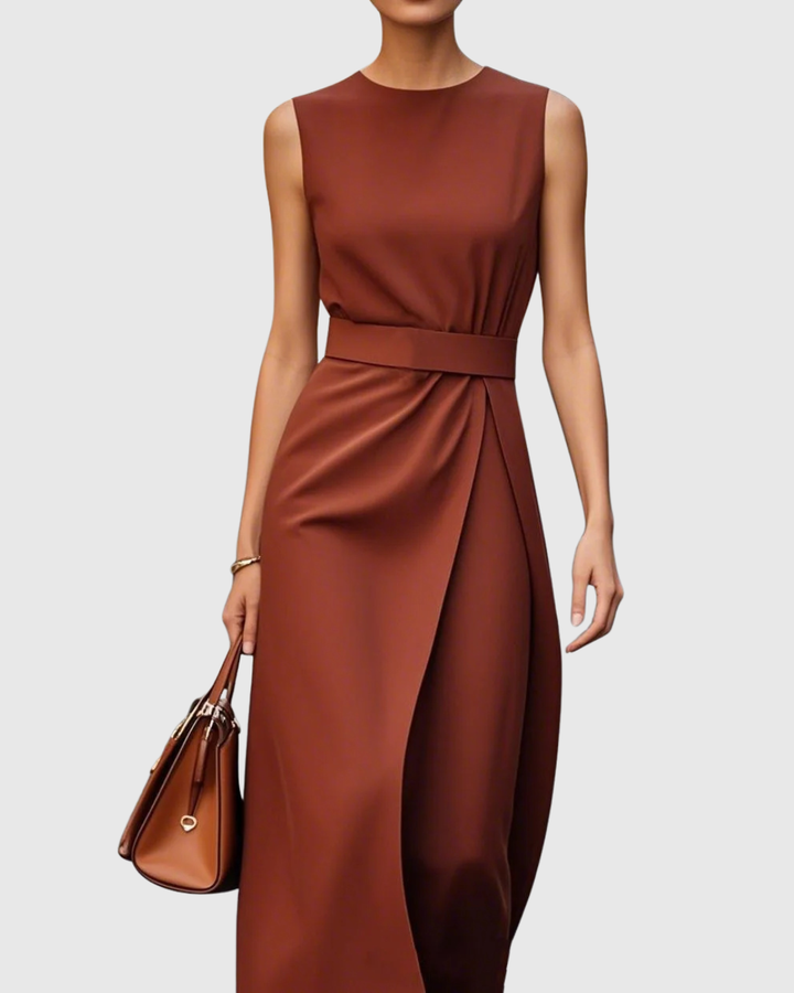 Clarimond | Robe Élégante à Col Rond