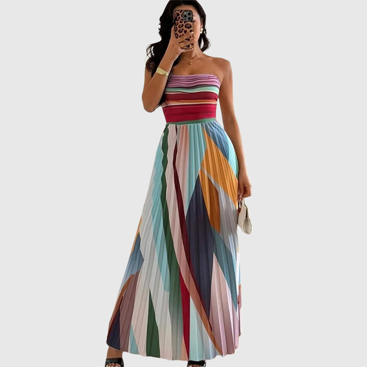 Isola - Robe de soirée plissée élégante
