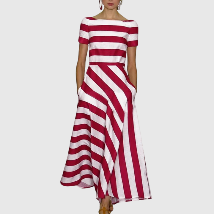 Delora | Robe Rayée Légère et Fluide