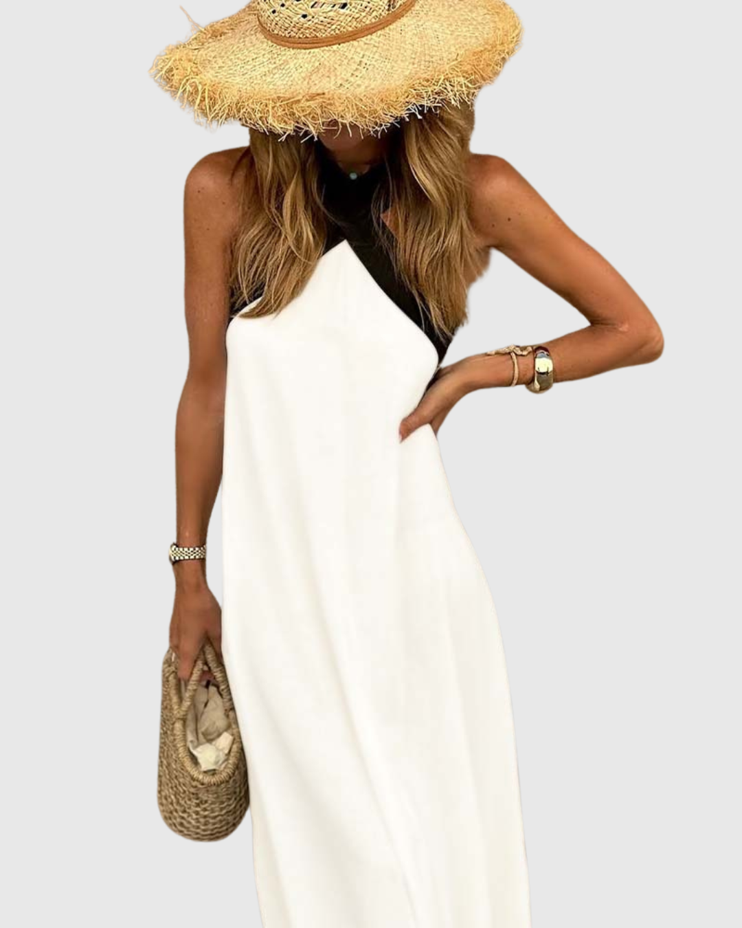 Orella | Robe à Col Croisé