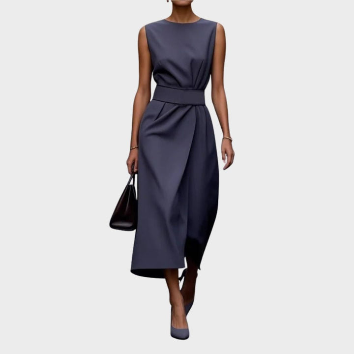Clarimond | Robe Élégante à Col Rond