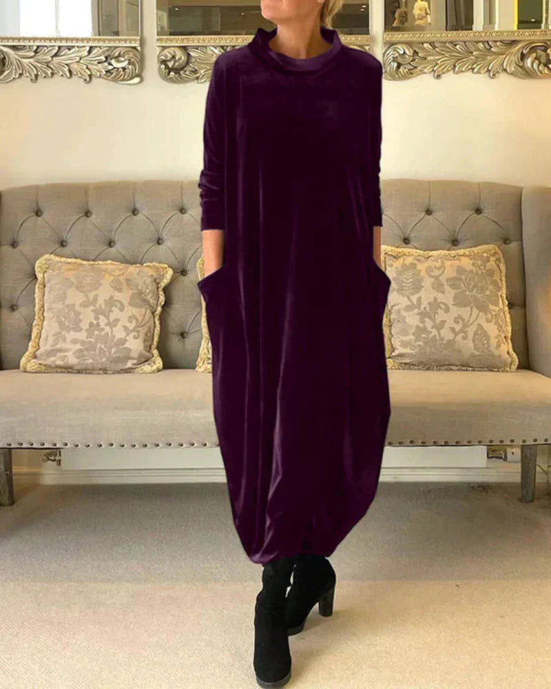 Etta – Robe d'Automne Élégante avec Poches