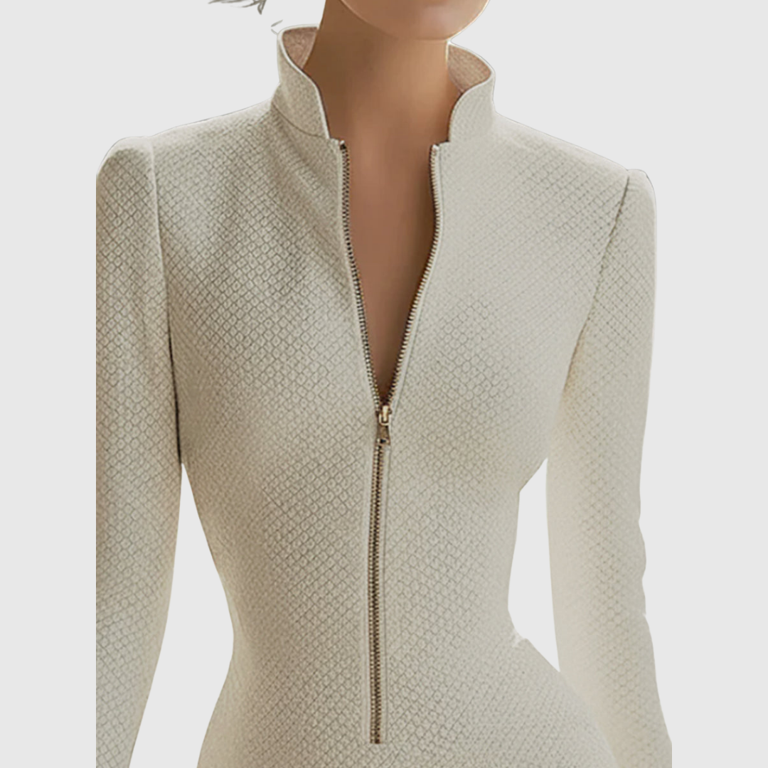 Harriet | Robe Mini en Cuir Silhouette Sablier