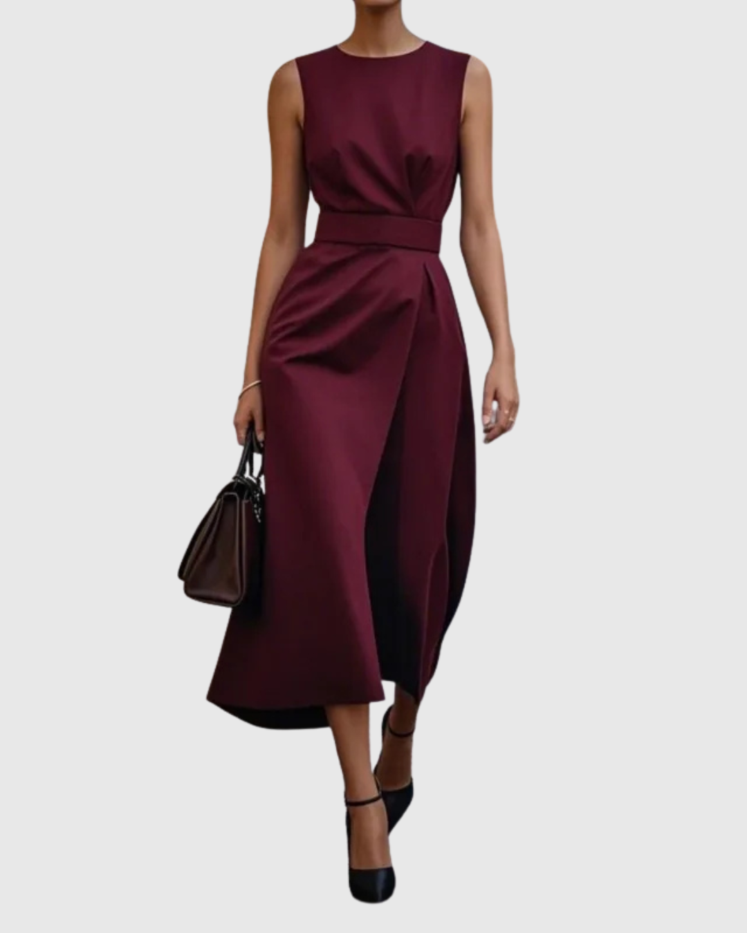 Clarimond | Robe Élégante à Col Rond