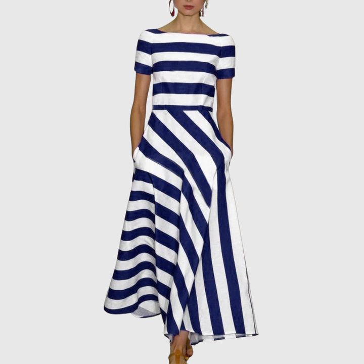 Delora | Robe Rayée Légère et Fluide