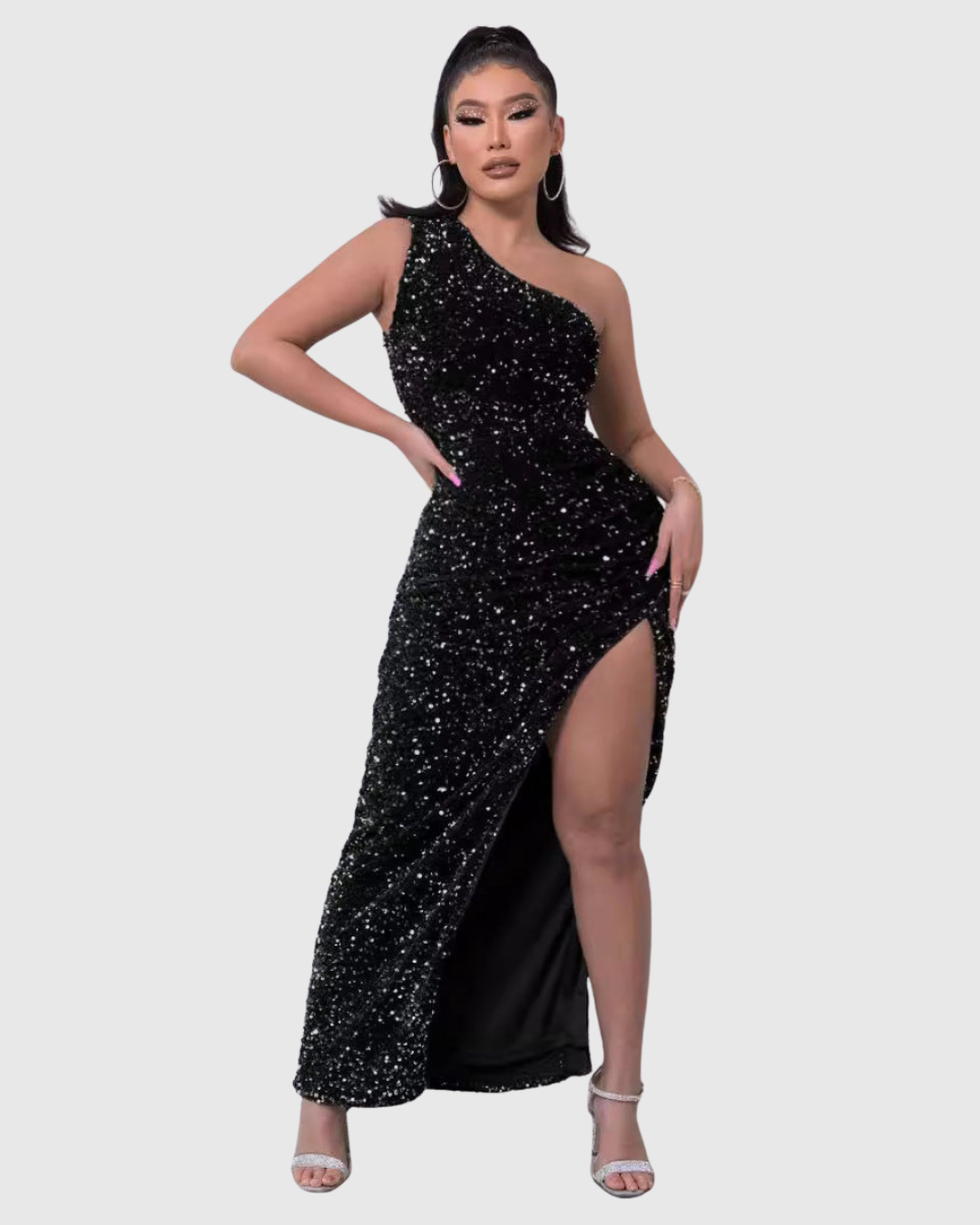 Lillian | Robe de Soirée Luxe À Une Épaule