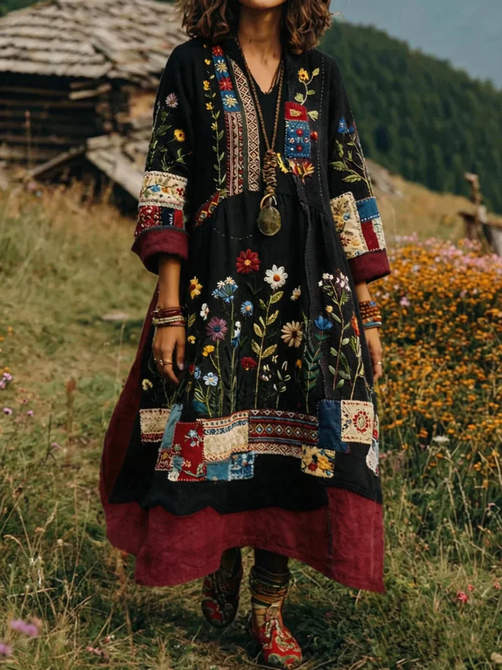Lara - Robe Élégante à Imprimé Floral