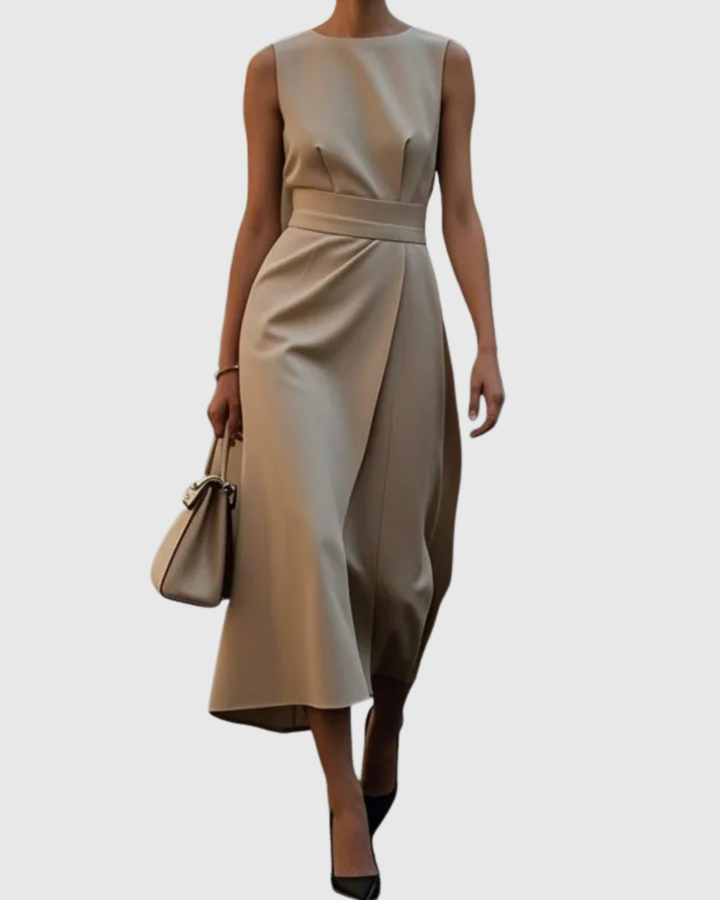 Clarimond | Robe Élégante à Col Rond
