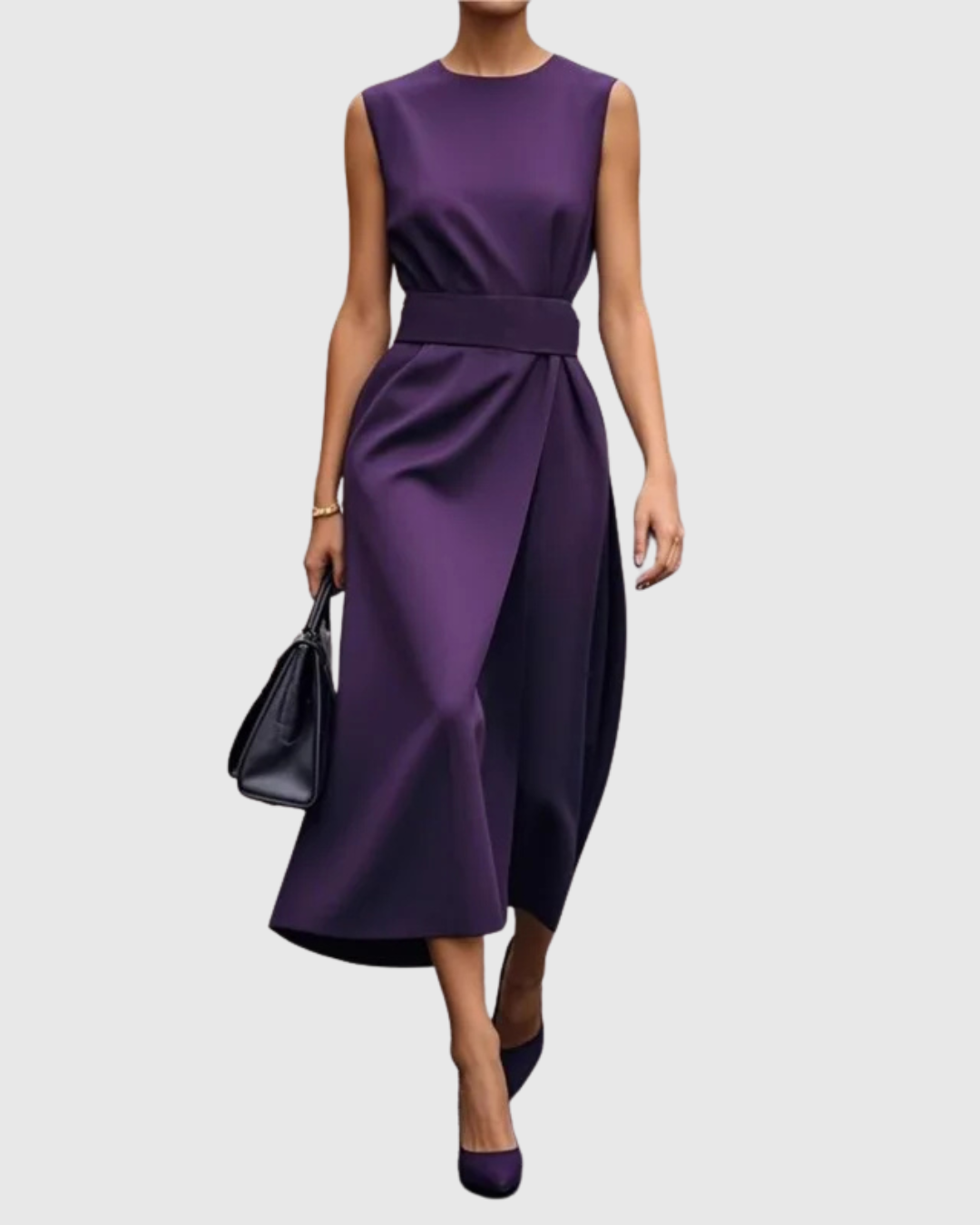 Clarimond | Robe Élégante à Col Rond