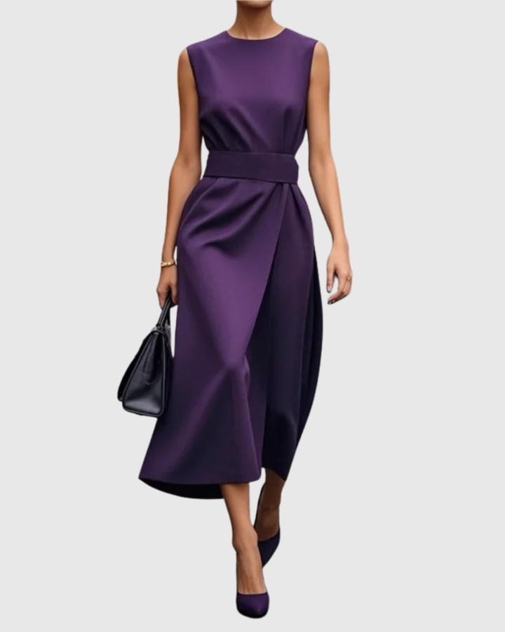 Clarimond | Robe Élégante à Col Rond