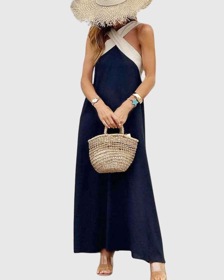 Orella | Robe à Col Croisé