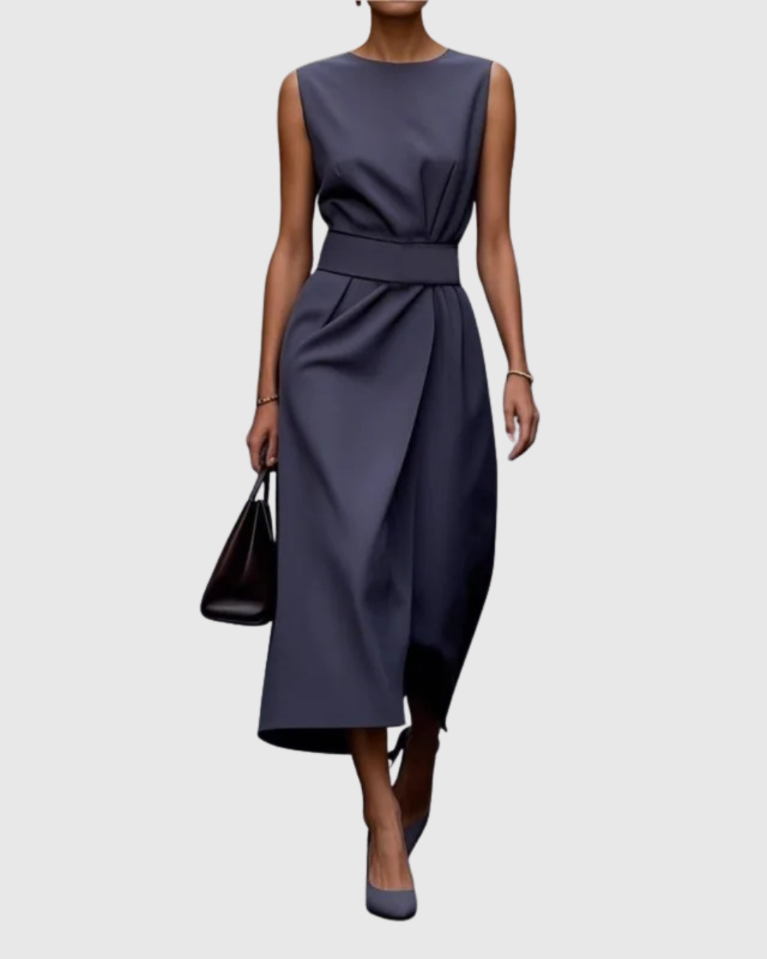 Clarimond | Robe Élégante à Col Rond