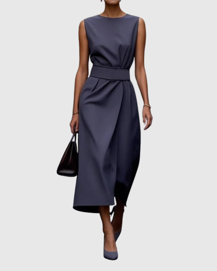 Clarimond | Robe Élégante à Col Rond