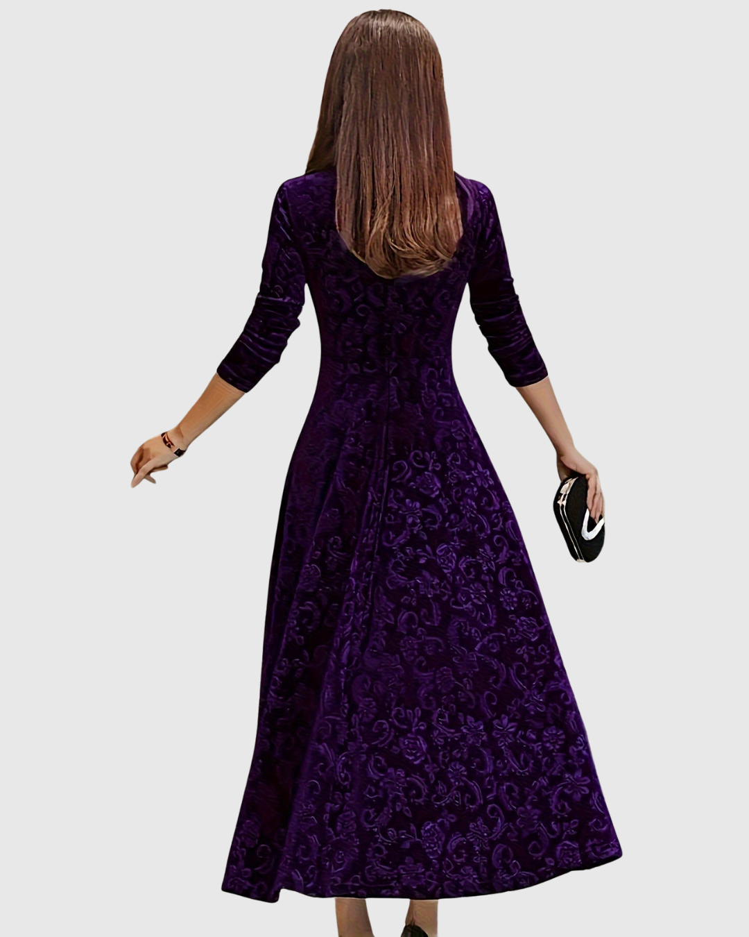 Vespera | Robe Midi Florale Élégante