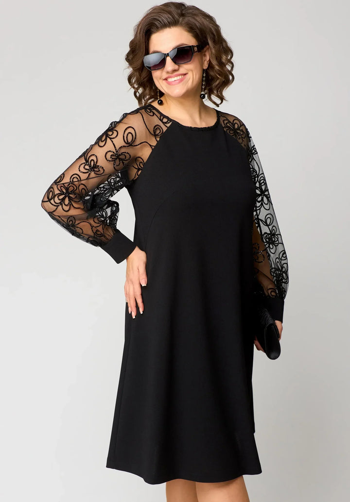 Edris - Robe en Dentelle Élégante