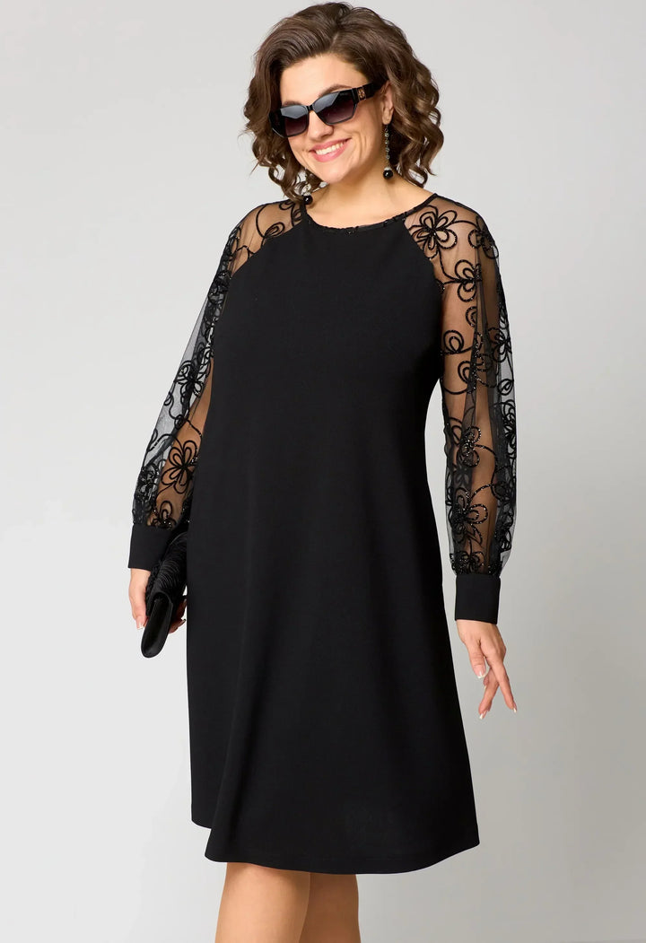 Edris - Robe en Dentelle Élégante
