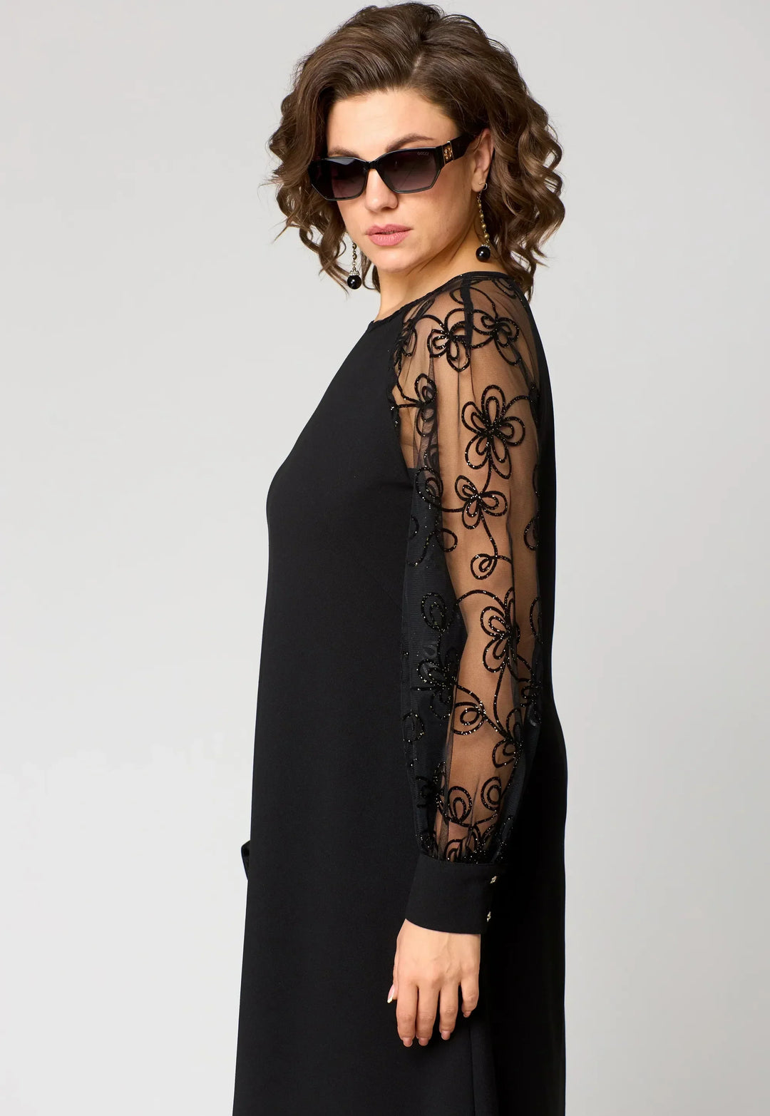 Edris - Robe en Dentelle Élégante