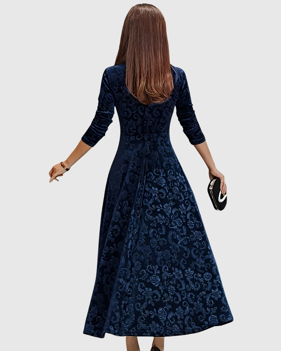 Vespera | Robe Midi Florale Élégante