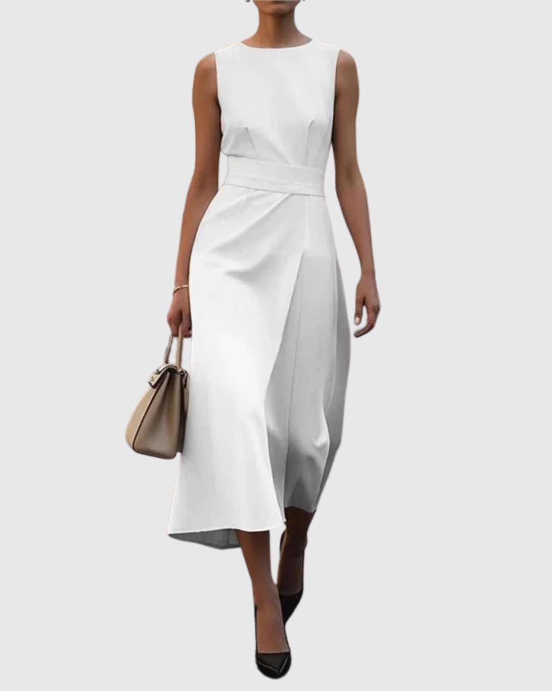 Clarimond | Robe Élégante à Col Rond