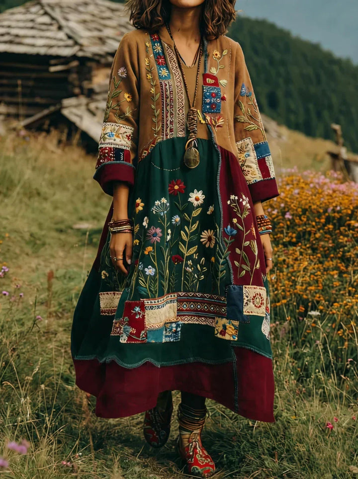 Lara - Robe Élégante à Imprimé Floral