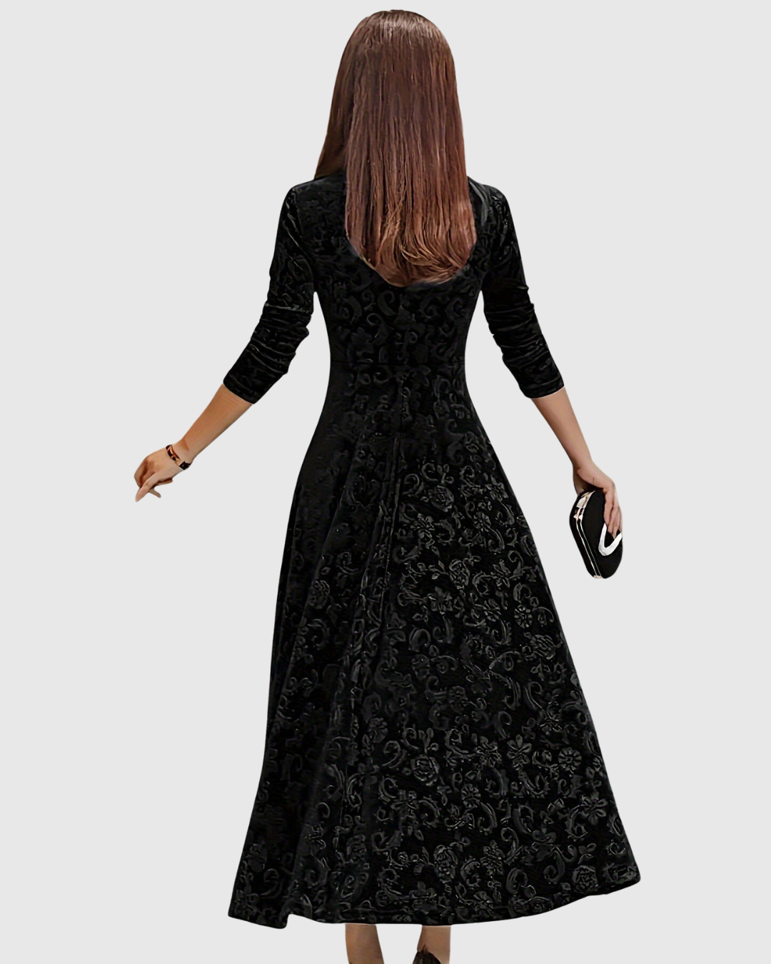 Vespera | Robe Midi Florale Élégante
