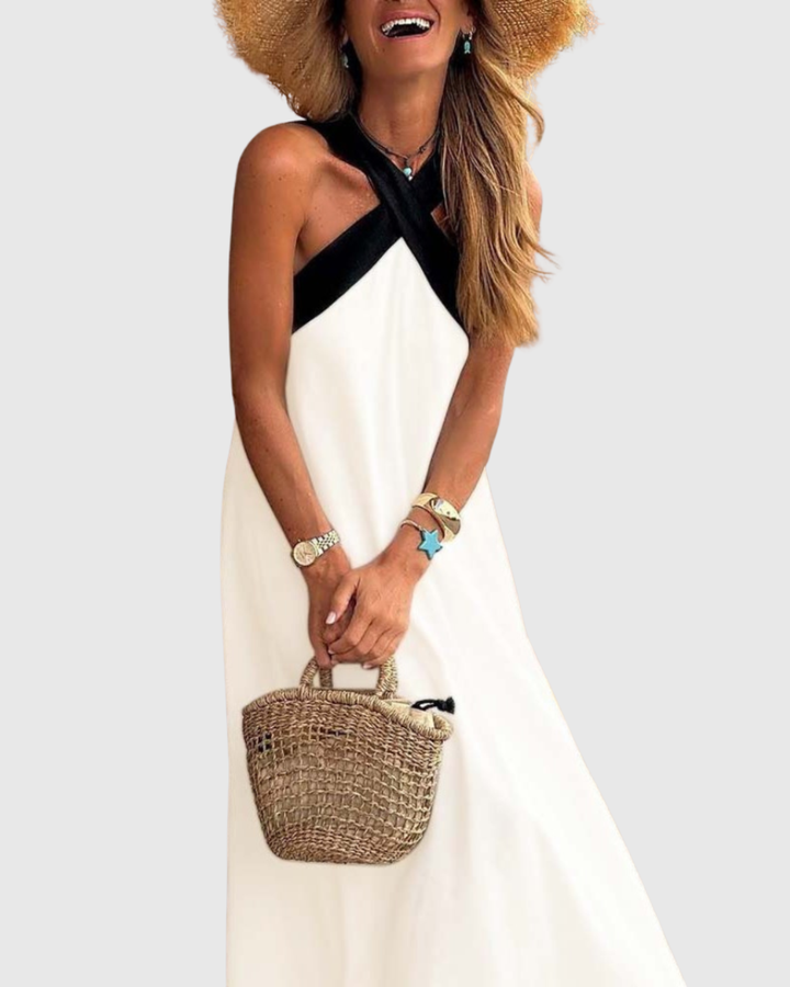 Orella | Robe à Col Croisé