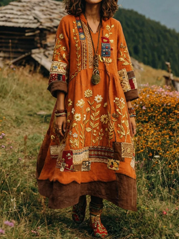 Lara - Robe Élégante à Imprimé Floral