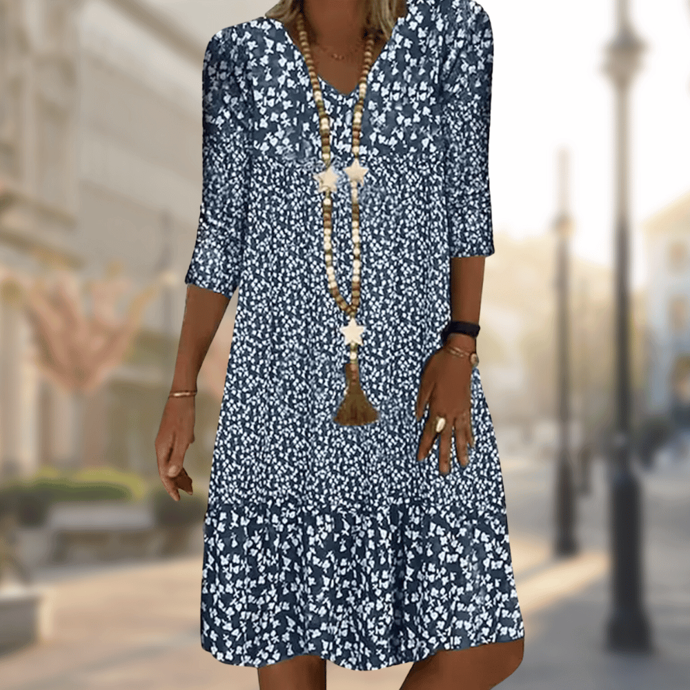 JUIN | ROBE IMPRIMÉE ÉLÉGANTE
