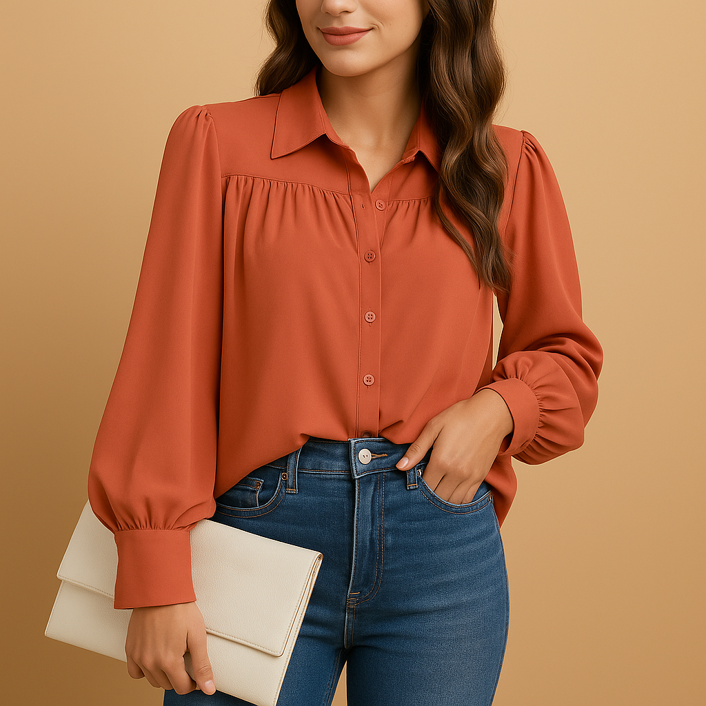 Isabeau™ | Blouse Manches Lanternes