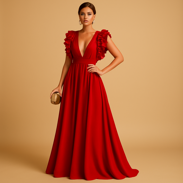 Maëlys™ | Robe Volants Élégante