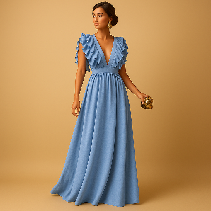 Maëlys™ | Robe Volants Élégante