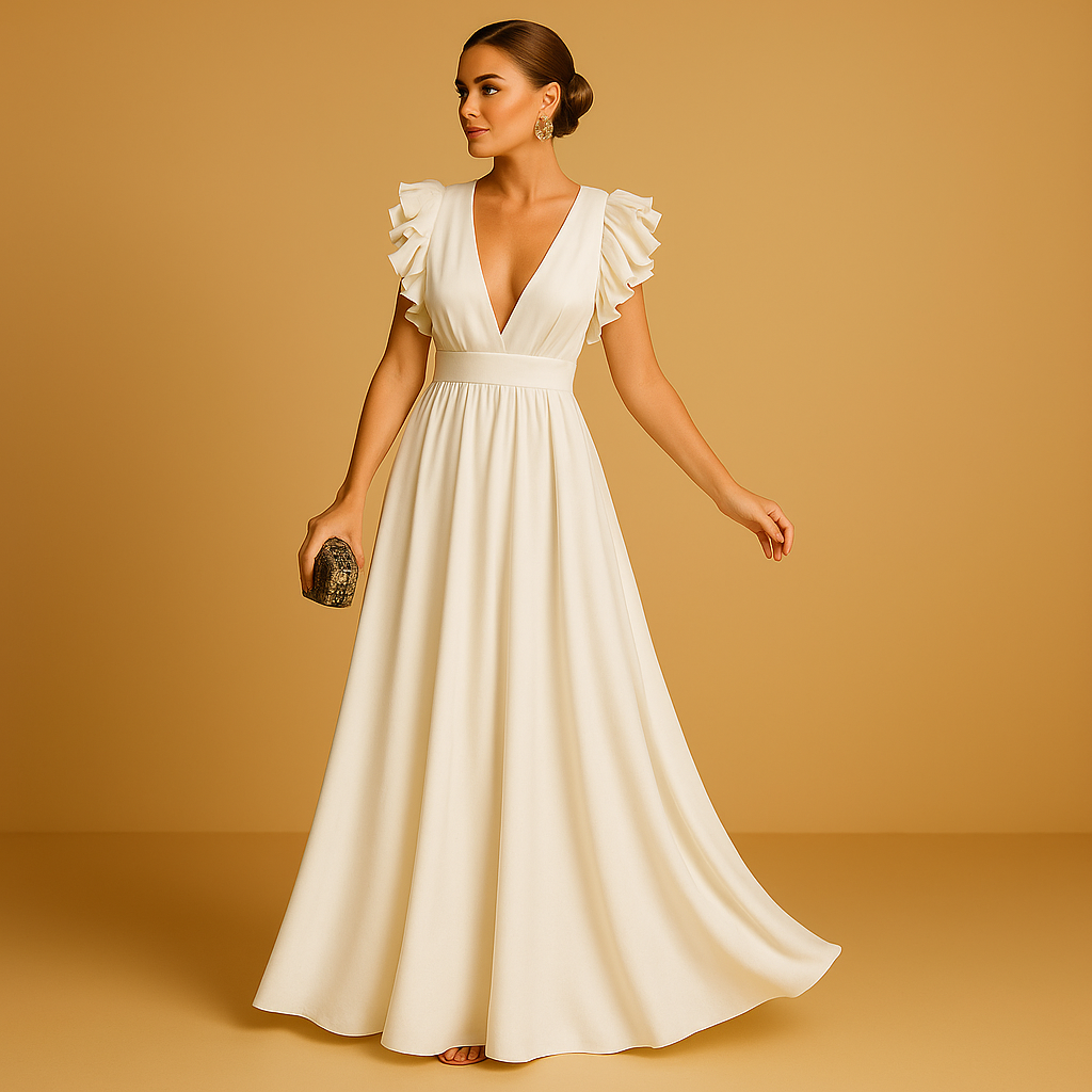 Maëlys™ | Robe Volants Élégante