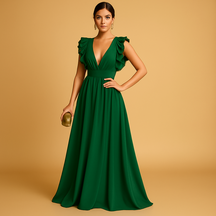 Maëlys™ | Robe Volants Élégante