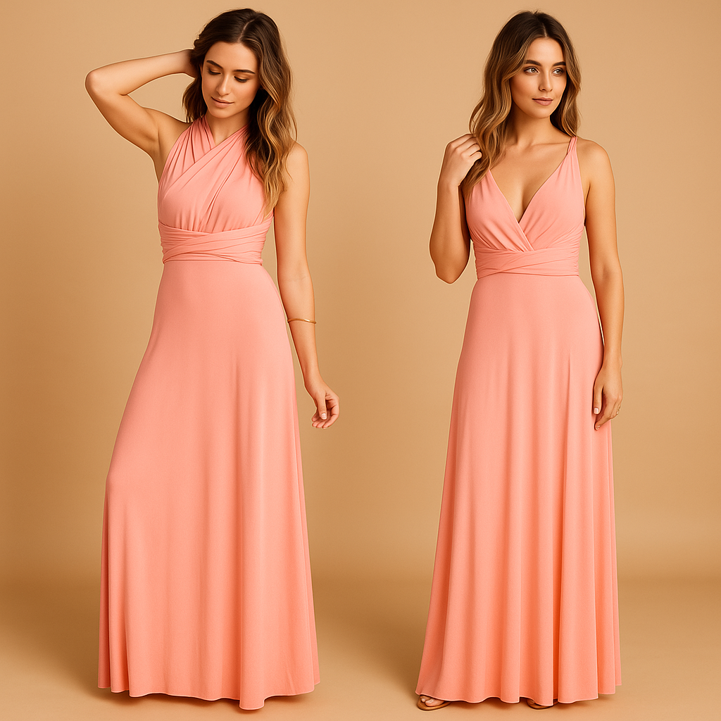 Ophélie™ | Robe Portefeuille Bretelles