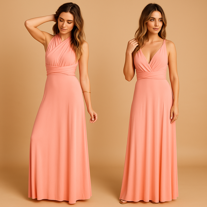 Ophélie™ | Robe Portefeuille Bretelles
