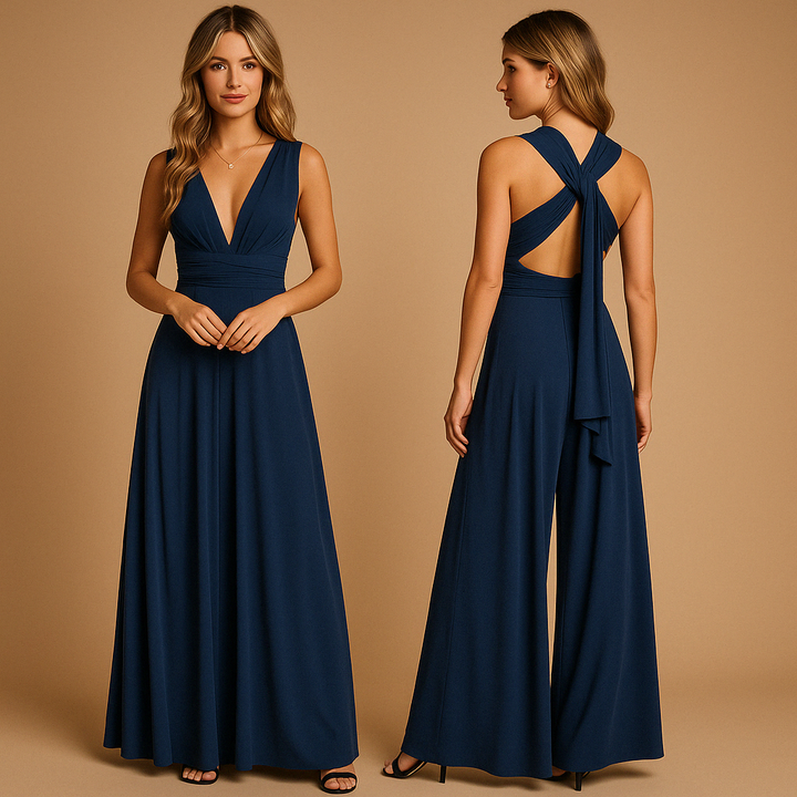 Ophélie™ | Robe Portefeuille Bretelles
