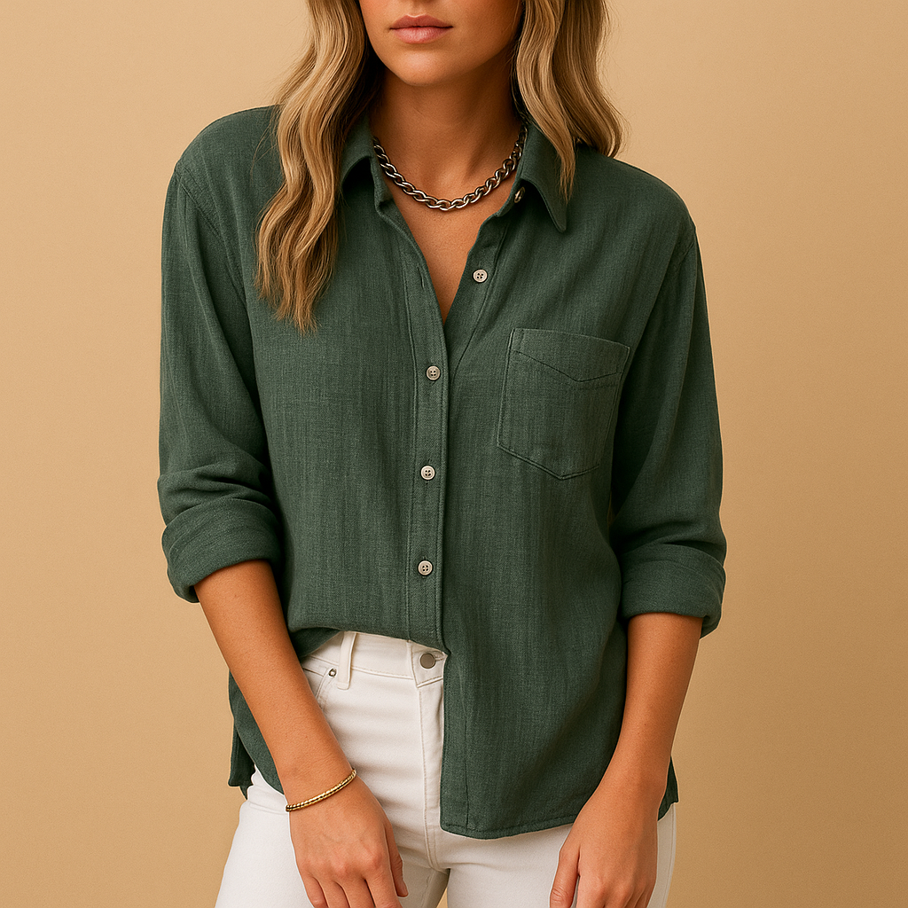 Aurore™ | Blouse Col Chemise