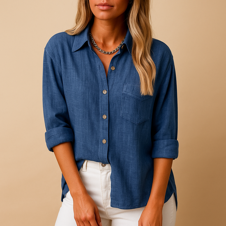 Aurore™ | Blouse Col Chemise