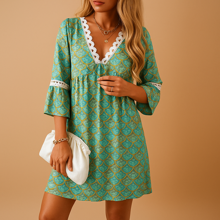 Béryl™ | Robe Été Manches Courtes