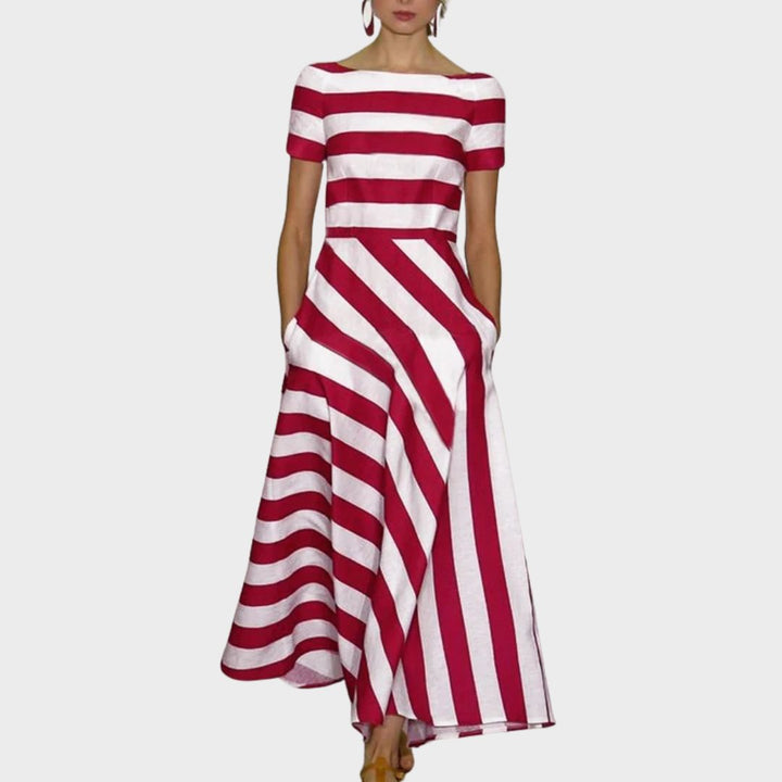 Delora | Robe Rayée Légère et Fluide