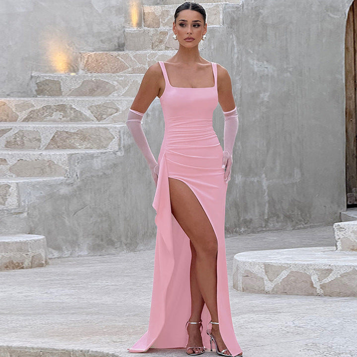 Marilyn™ - Robe Maxi Élégante Formelle à Dos Nu