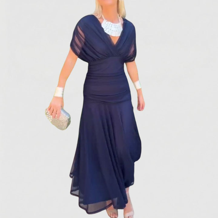 Avery - Robe Bleue Élégante