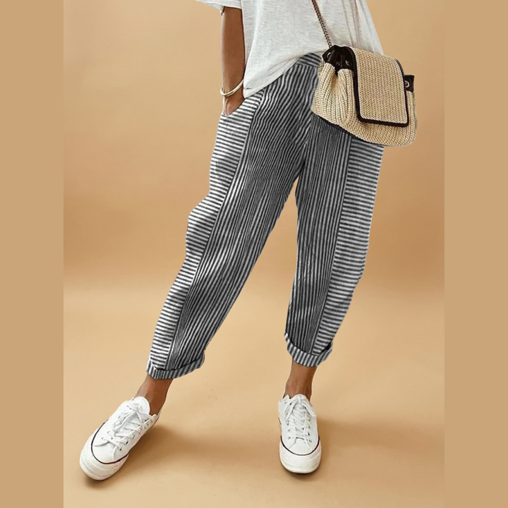 Clara | Pantalon rayé