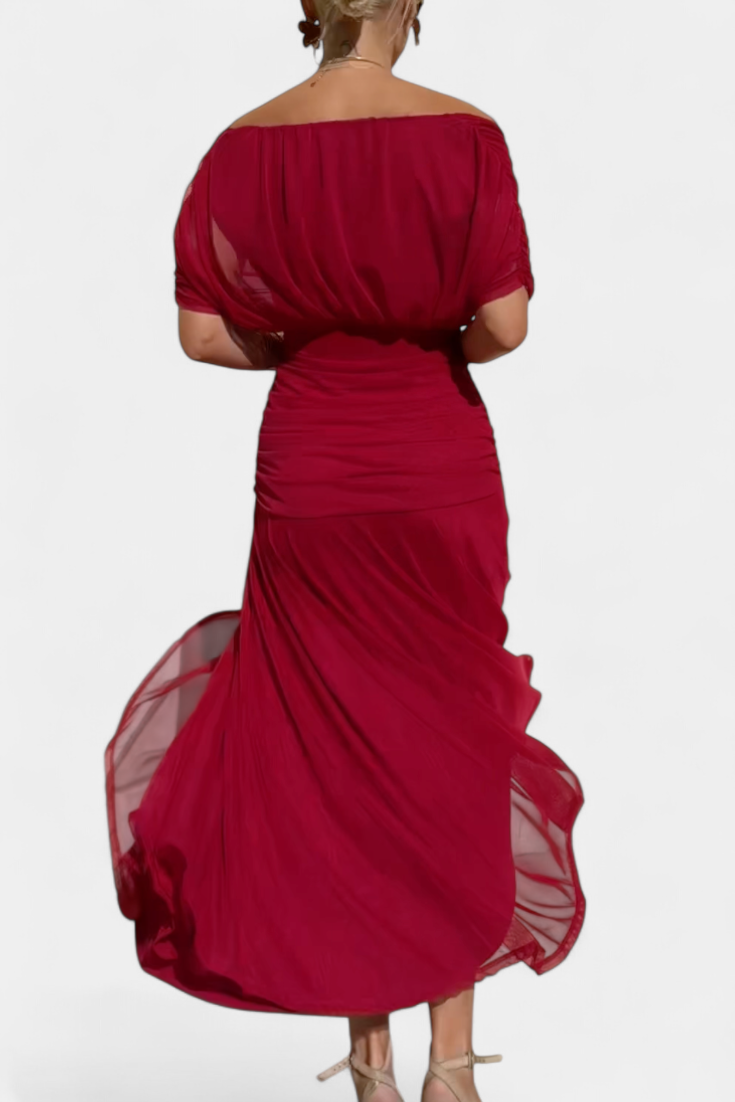 Freya - Robe Fleurie Fluide à Col V