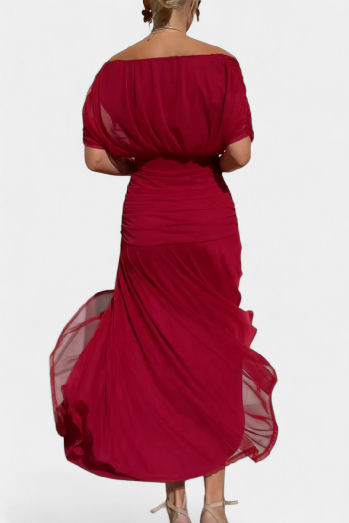 Freya - Robe Fleurie Fluide à Col V