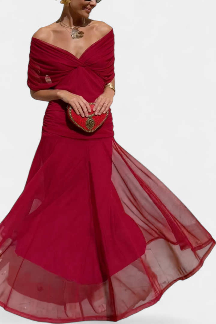 Freya - Robe Fleurie Fluide à Col V